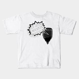 The After Disaster Broadcast Minimal Logo Kids T-Shirt